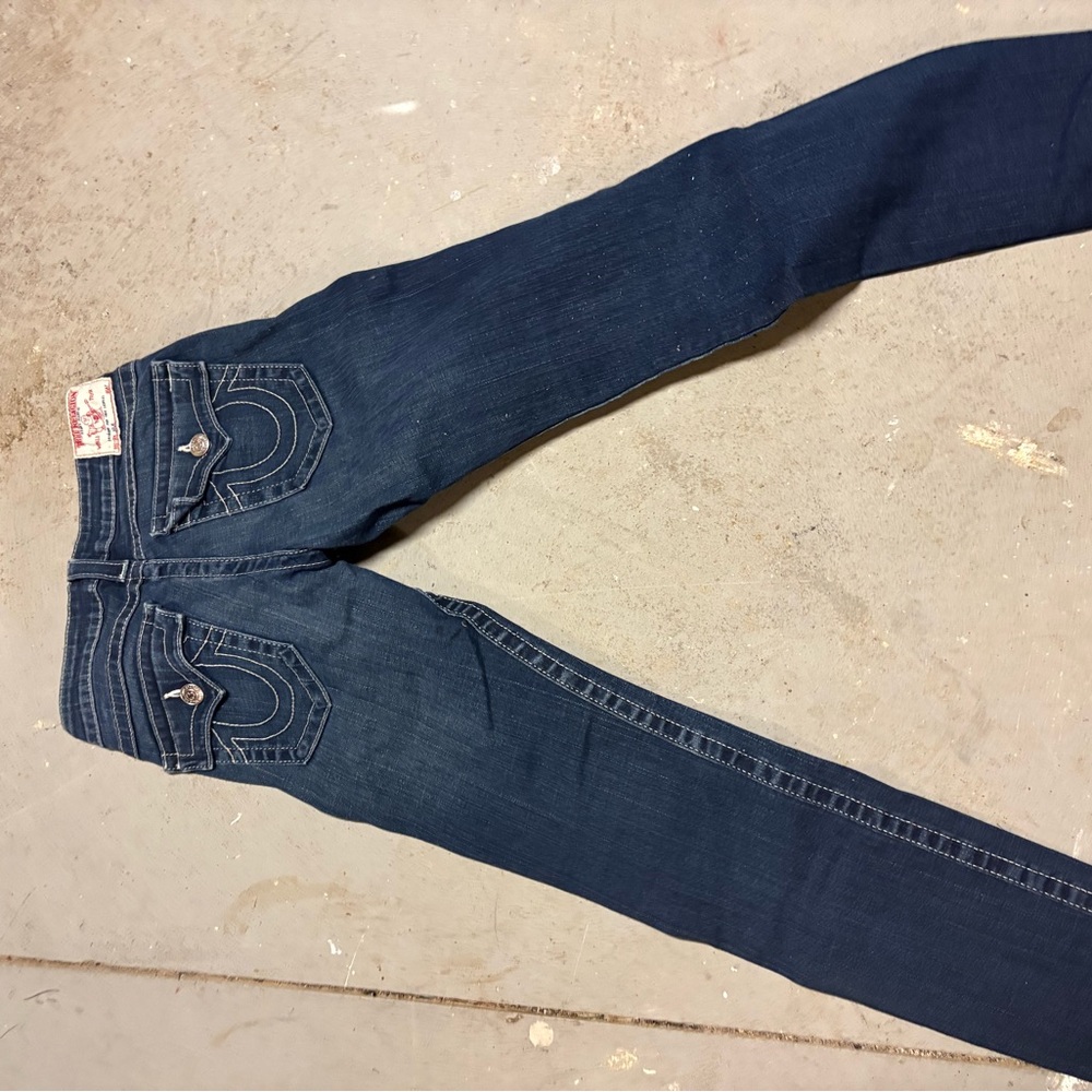 True Religion Blue Skinny Jeans Classic Style
